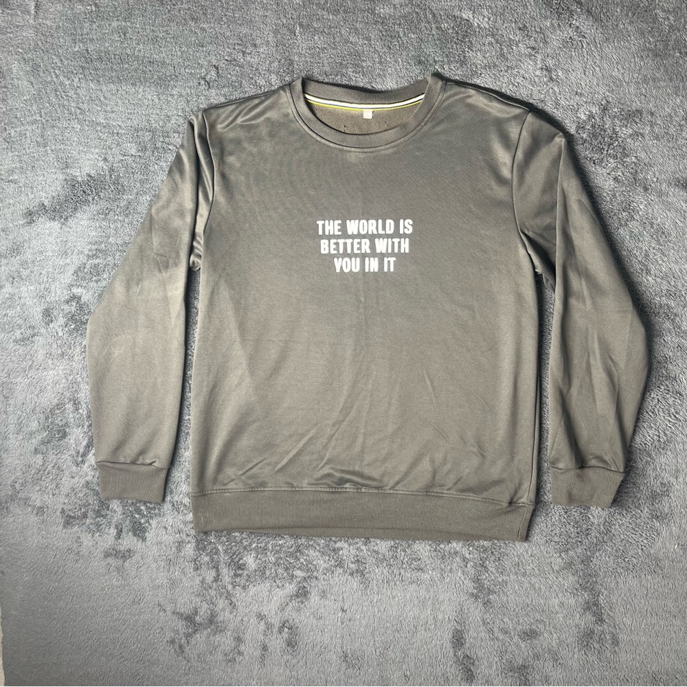 Stay Mental Health Inspirational Positive Affirmation Hopeful Uplifting Crewneck